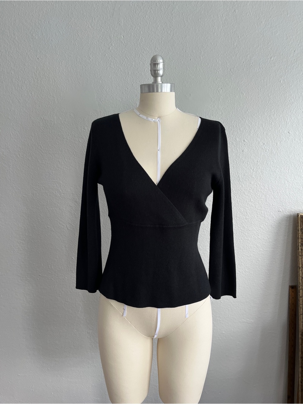 Vintage V-neck Wrap Top